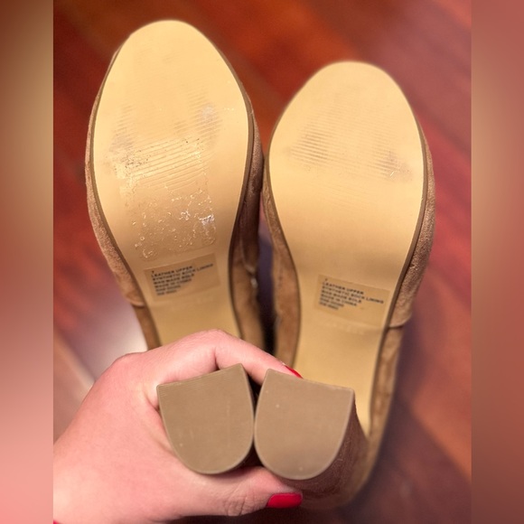 Express Genuine Suede Platform Buckle Boots - Picture 5 of 5